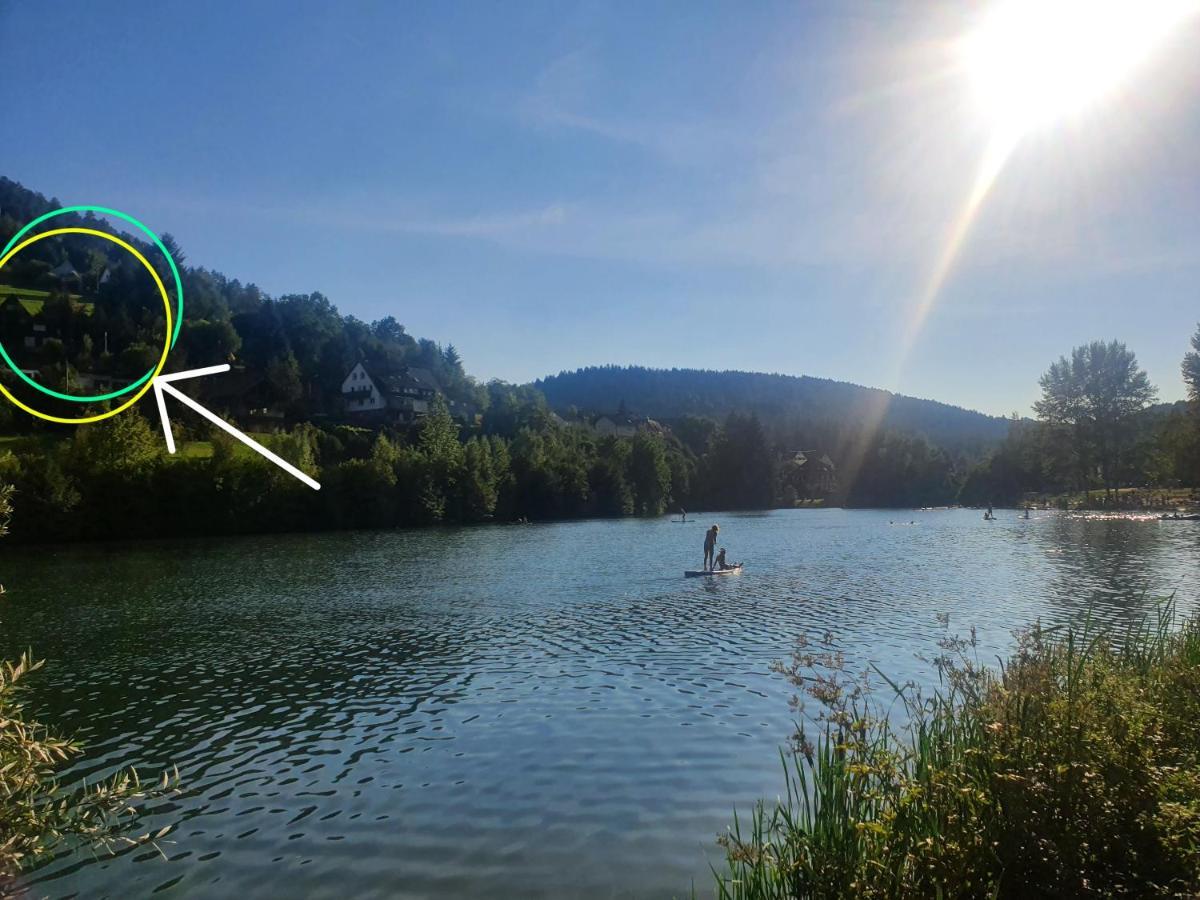 Haus Adler - Komplettes Ferienhaus Am Badesee Erzgrube Buitenkant foto